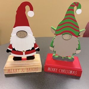 RAE Dunn Christmas gnomes